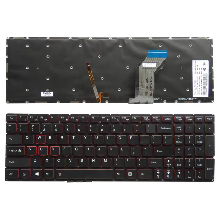 New laptop keyboard for Lenovo 15 Y700 15-ISK with backlit